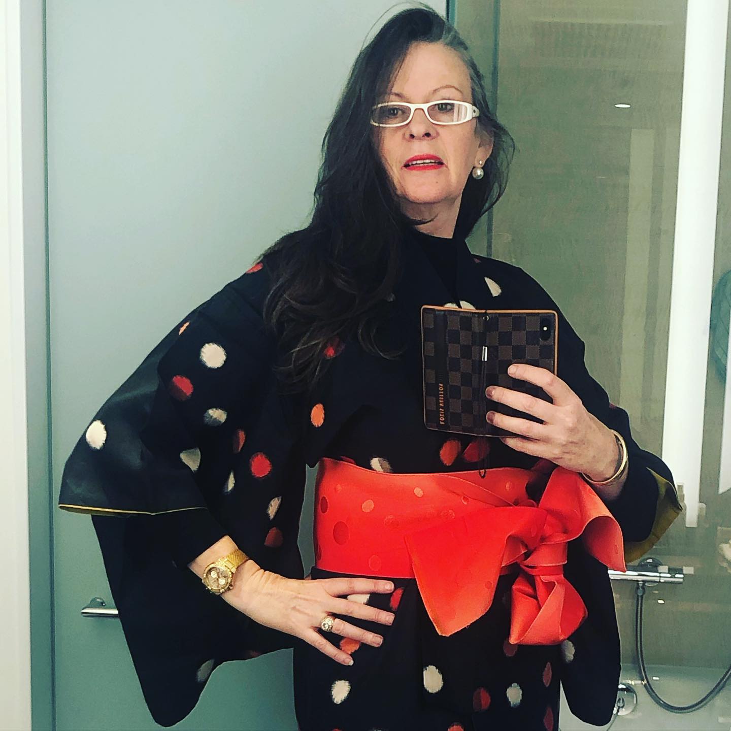 Customer wearing Sumo Vintage